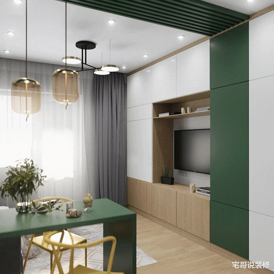 56岁阿姨的独居生活:住24㎡公寓,室内配色让人赏心悦目,真好看