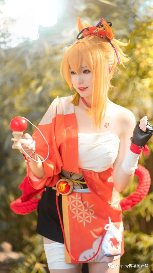 |cos:原神琉焰华舞·宵宫cos正片@拼音音