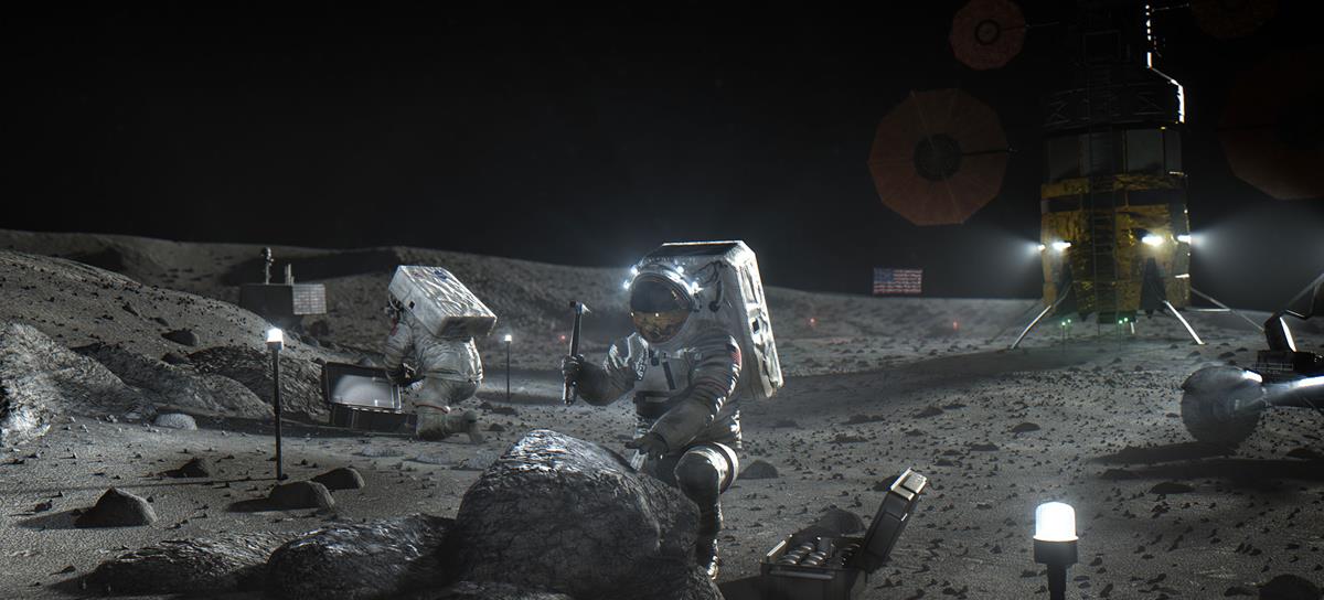 月球 美国宇航局将向月球南极发射一个高尔夫大小的机器人