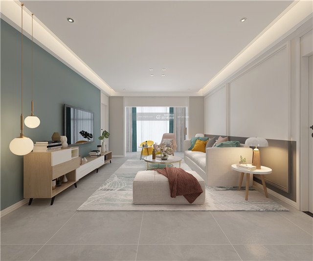 银海泊岸145m2北欧风格丨马卡龙的甜蜜邂逅，温馨到不想出门