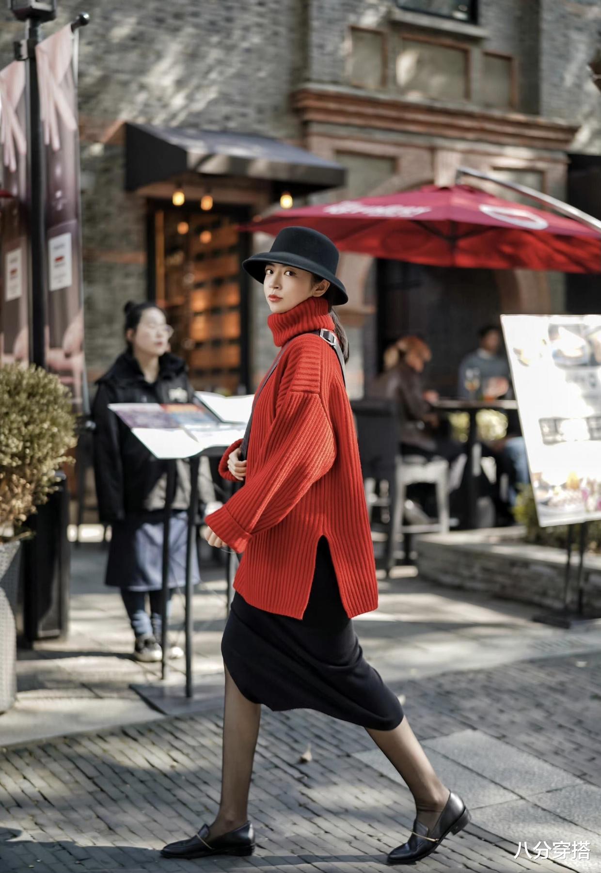 八分穿搭 这些才是“毛衣”的高级穿法,保暖时髦又温柔,普通人也能驾驭