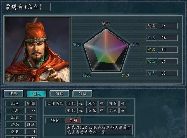 奶爸育儿宝库|三国志11血色衣冠特技详解六：水将、勇将、神将、霸王