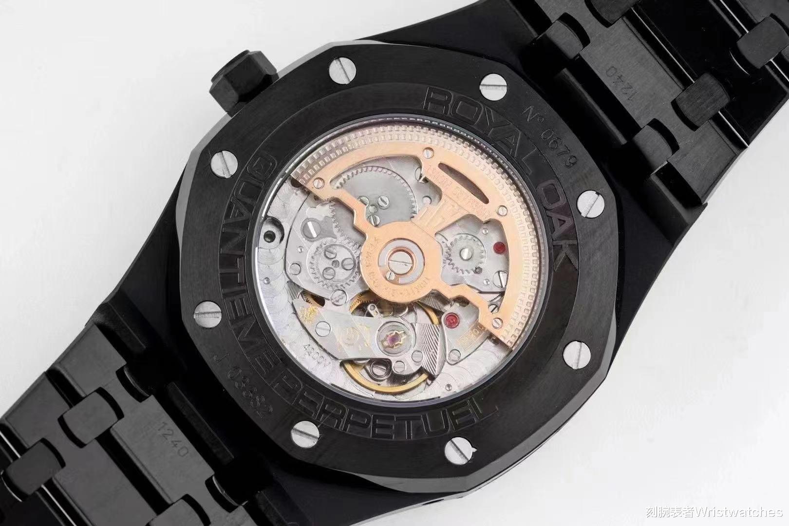 刻腕表者Wristwatches|APS厂爱彼皇家橡树黑陶瓷万年历复刻表细节质量怎么样？