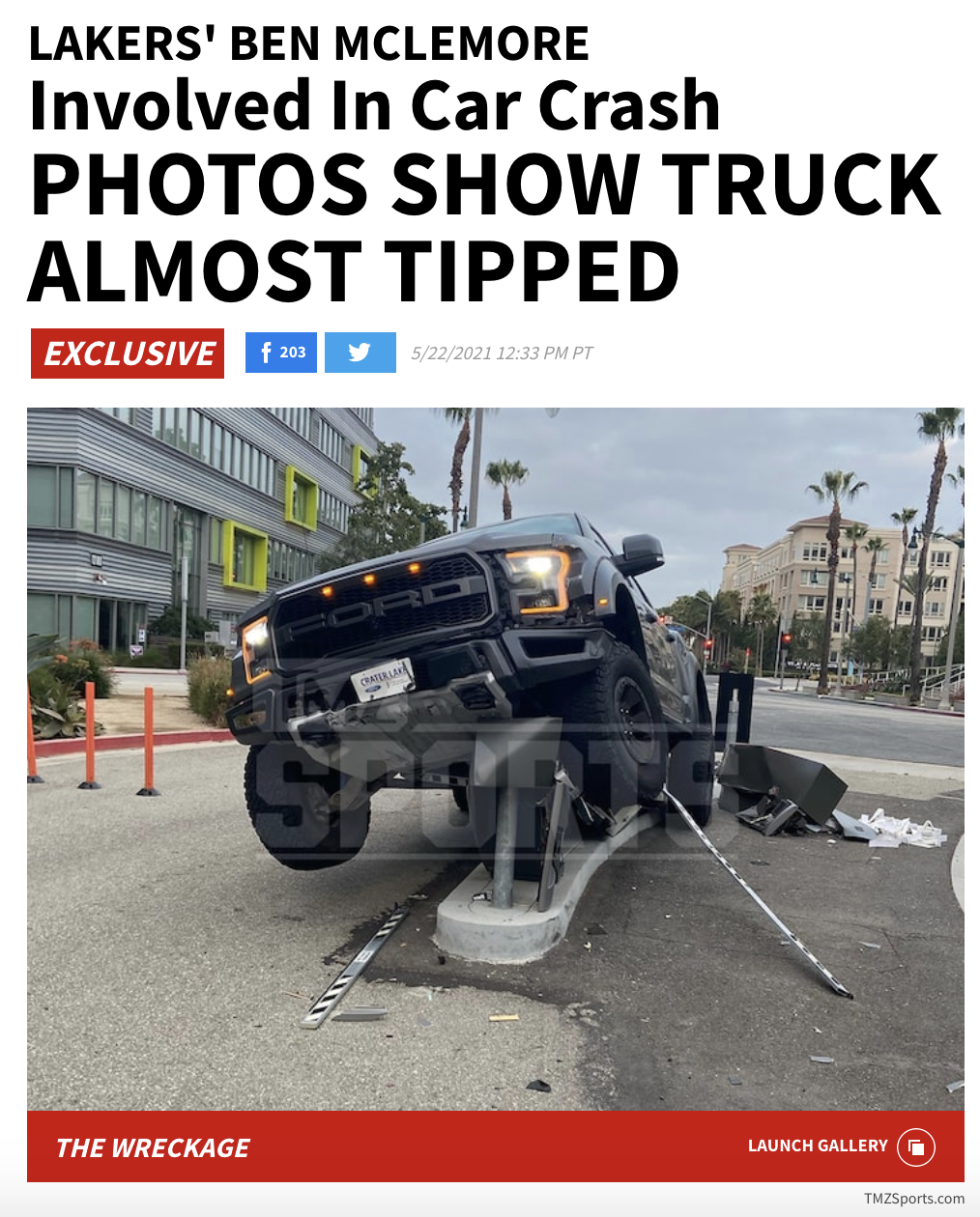 湖人队|湖人三喜临门！老詹“逃过一劫”，悍将遇车祸无大碍，庄神有新动态