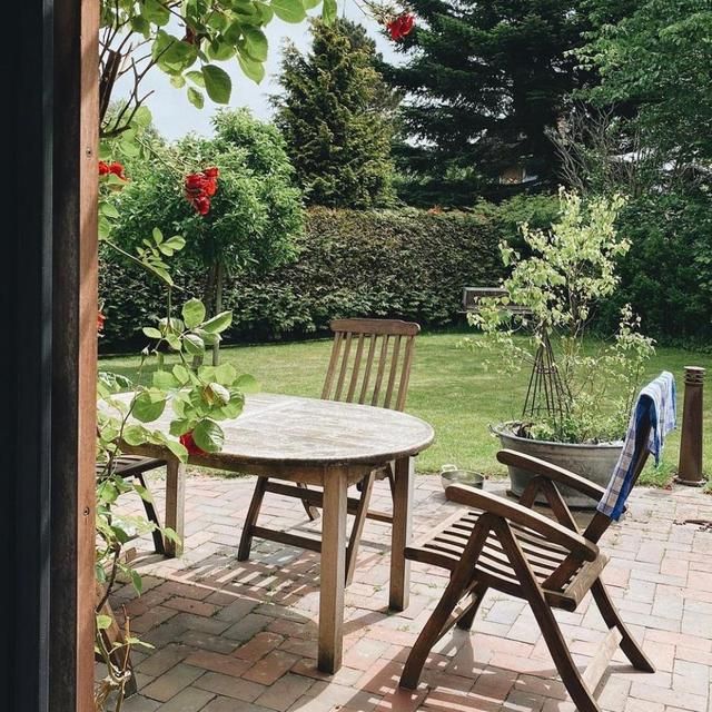 53岁阿姨晒郊区自建房火了：门前庭院，绿树成荫，全村最特别！