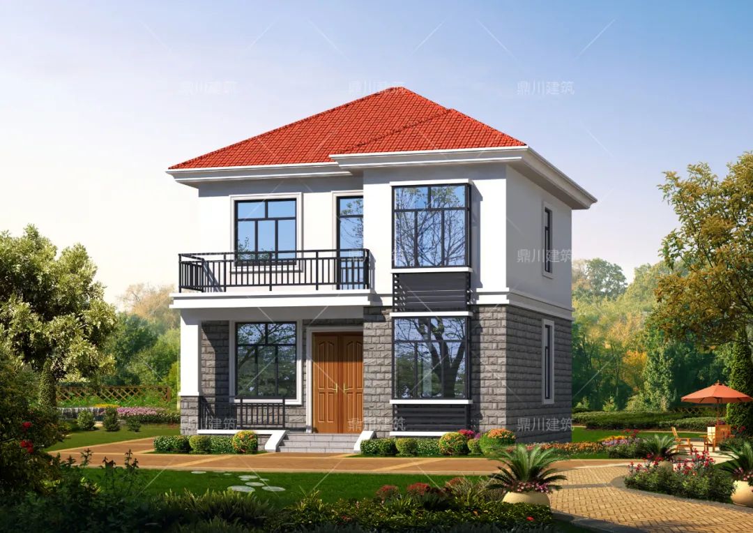 别墅|预算20万左右建别墅，有什么好户型吗？这3款二层别墅可以来看看