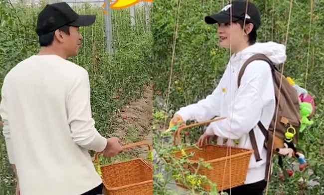 孙俪|孙俪逛展被拍合影，穿黑鞋配白袜子好突兀，典型的中年阿姨穿法！