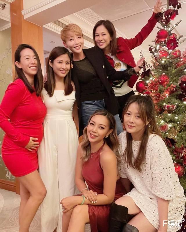 香妃|TVB七魔女独缺佘诗相聚提前过圣诞 梁靖琪挺大孕肚开心跳舞