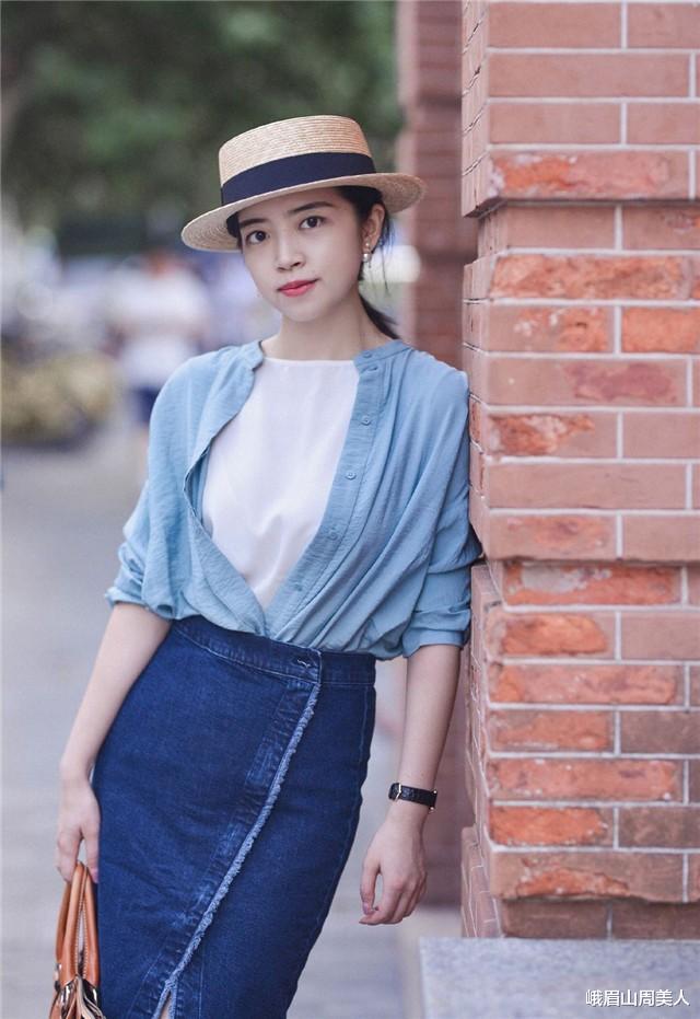 峨眉山周美人|?T恤穿法“升级”了，借鉴三木的这3种“高阶”搭配，时髦还显瘦