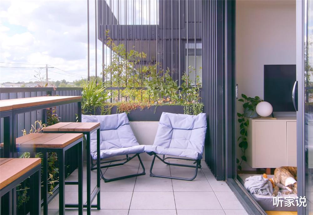 听家说|独居姑娘的1室2厅小家，55㎡面积做成开放式，卧室推拉门太实用了