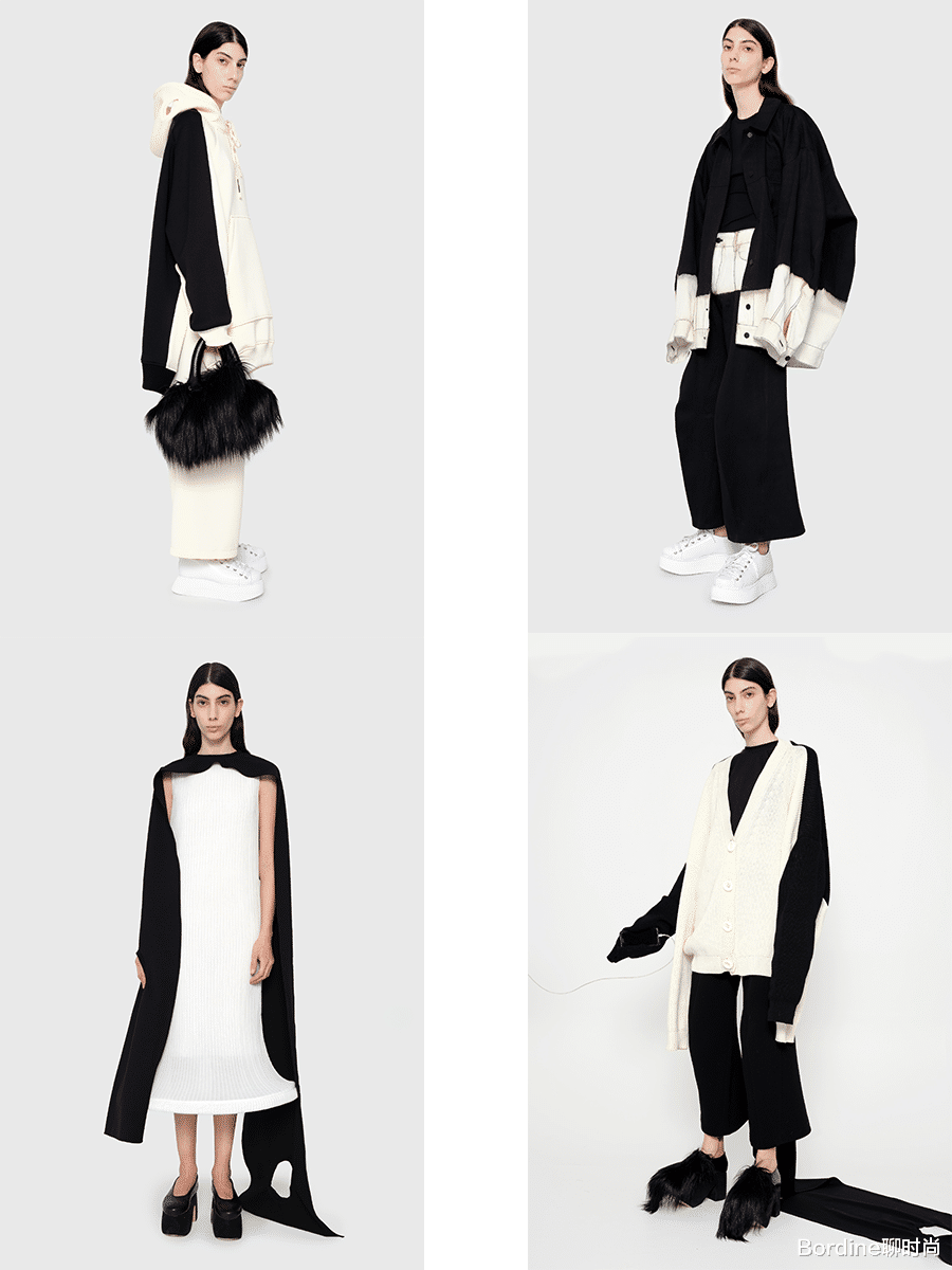 Bordine聊时尚|Melitta Baumeister 2021秋冬，带着廓形的特色感，和撞色的冲击相混合