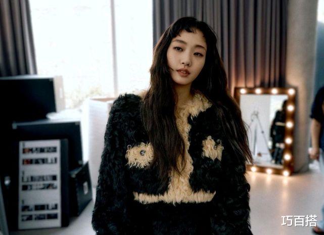 穿衣搭配|金高银画报花絮不浮夸，暗色系穿搭尽显高级感，眉上刘海掀起潮流