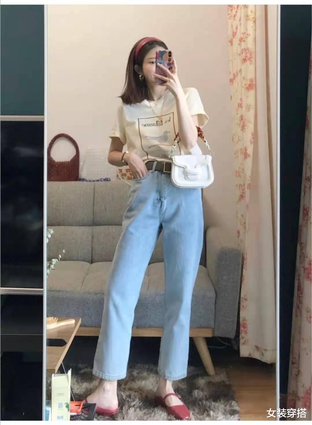 女装穿搭|夏天t恤怎么搭配裤子好看