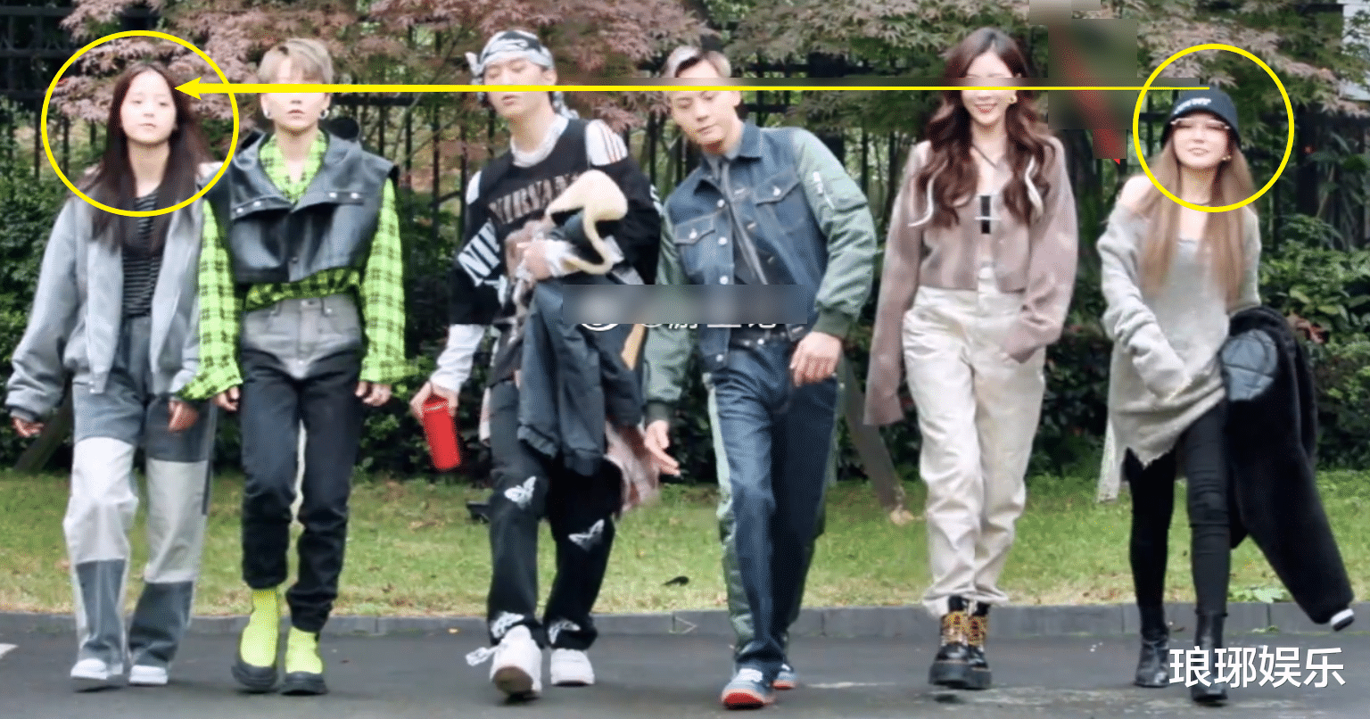 刘雨昕|167的欧阳娜娜和168的刘雨昕同框，看清这差距，没人撒谎我不信