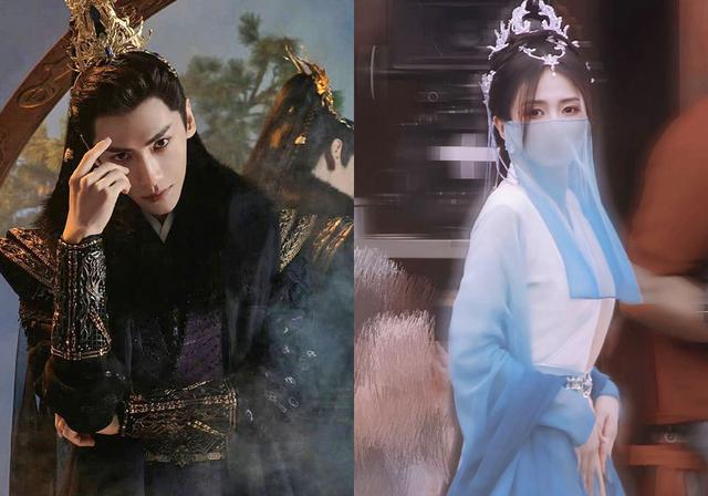 罗云熙|《长月烬明》主角开机照，白鹿绿衣温婉清丽，罗云熙优雅似神仙！