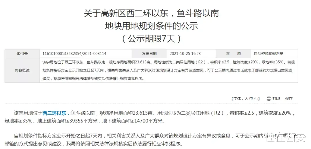 租赁|高新7宗243亩开发用地规划公示，含113.68亩居住用地！