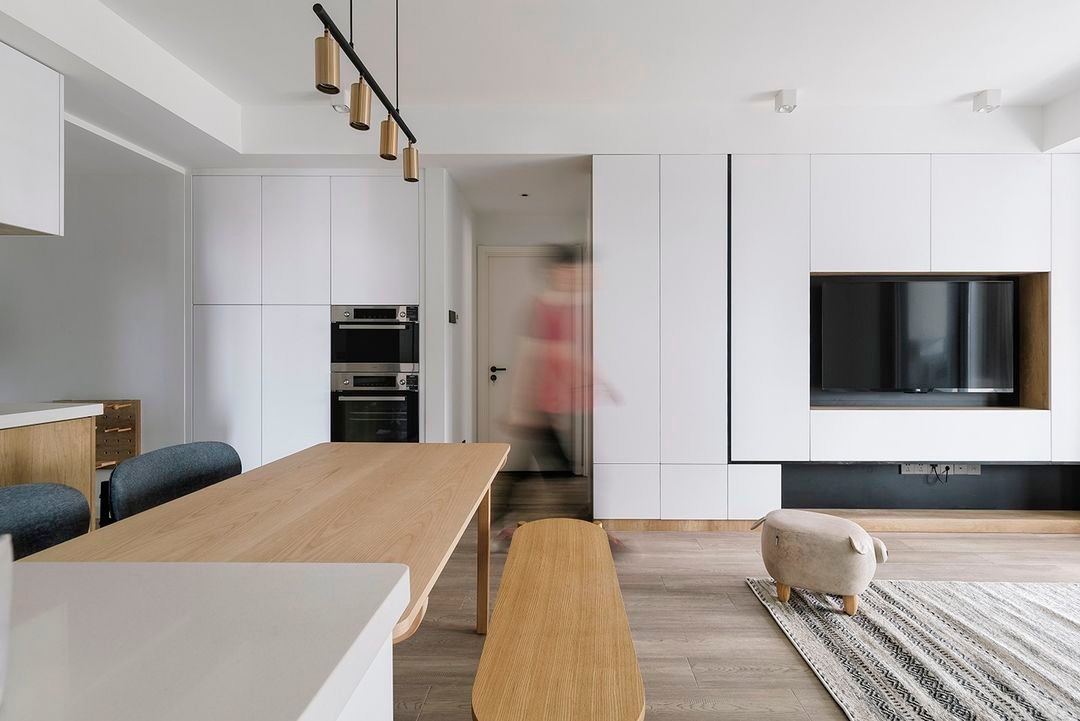 老年小妙招|使用面积不到100平的新家，同样可以很耐看，隐形收纳好实用