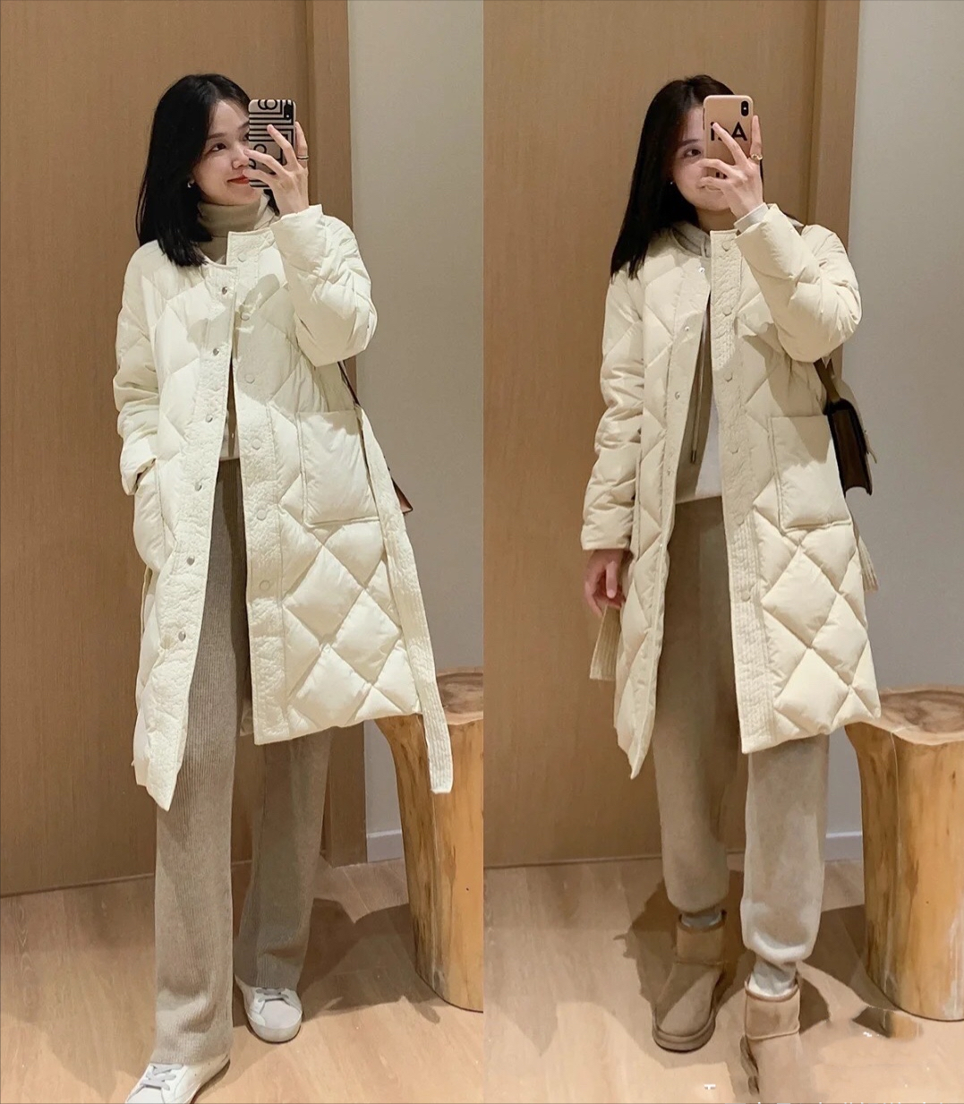 小喵说时尚 又美又暖的秋冬羽绒服穿搭,太适合普通人的日常通勤啦!