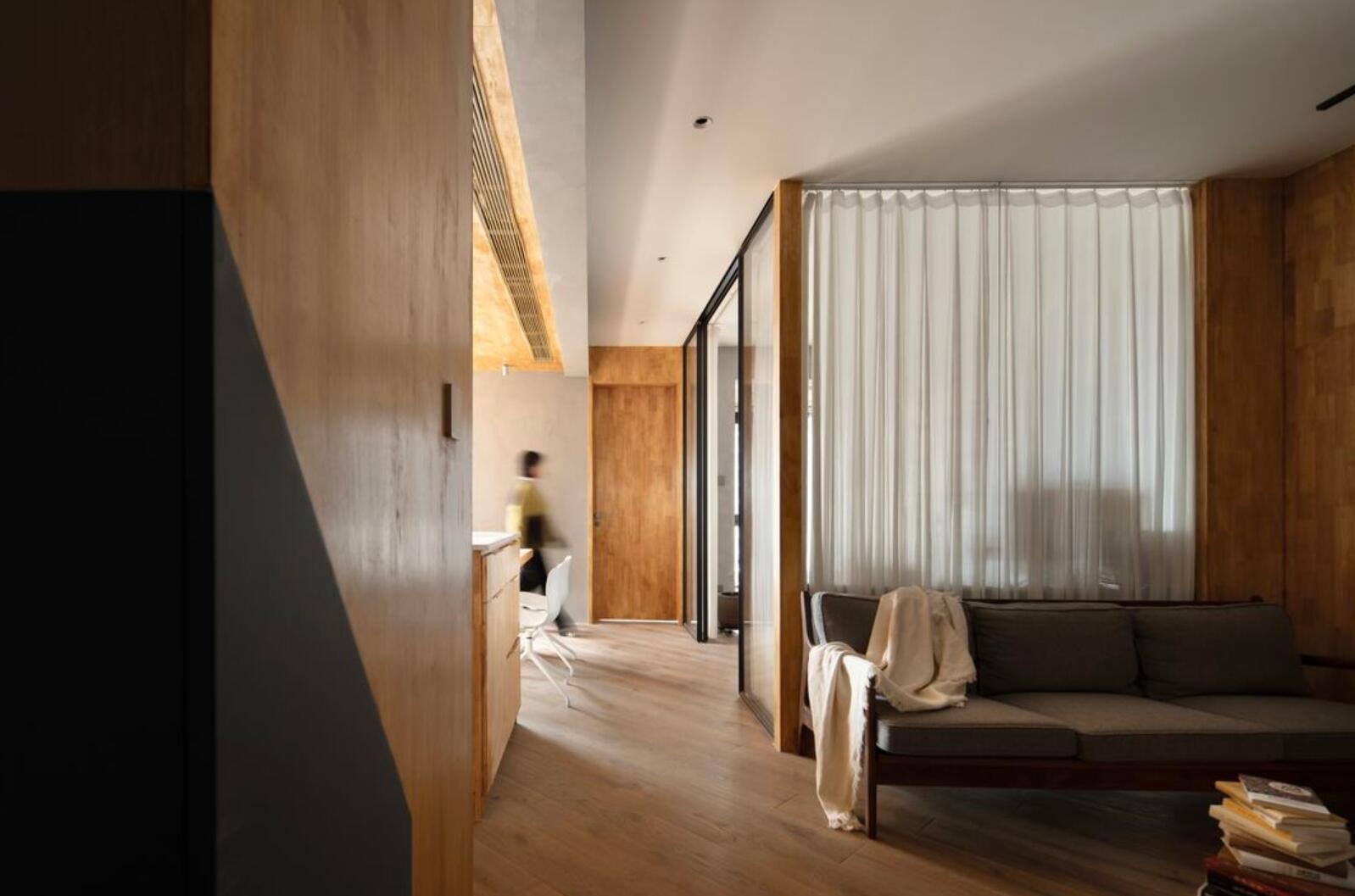 不愧是建筑师的家！63㎡，自己参与设计，一进门就超显品味