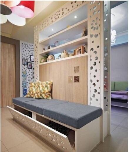 |入户鞋柜设计合理，比玄关多3m2还实用，难怪都强调鞋柜的重要性