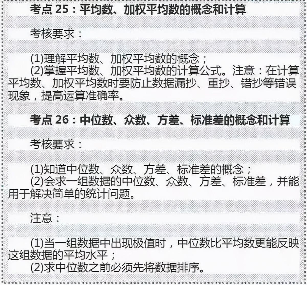 初中数学|初中数学：28个期末高频考点，快来过一遍！