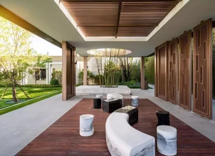 |新中式风格庭院亭子怎么设计?这样来设计,美化了整个院子