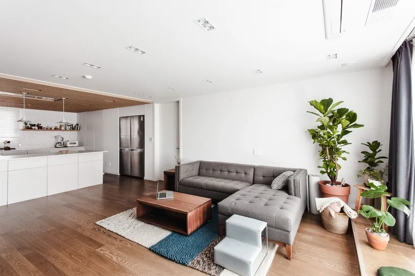 130㎡二手房改造,打造多功能极简大宅