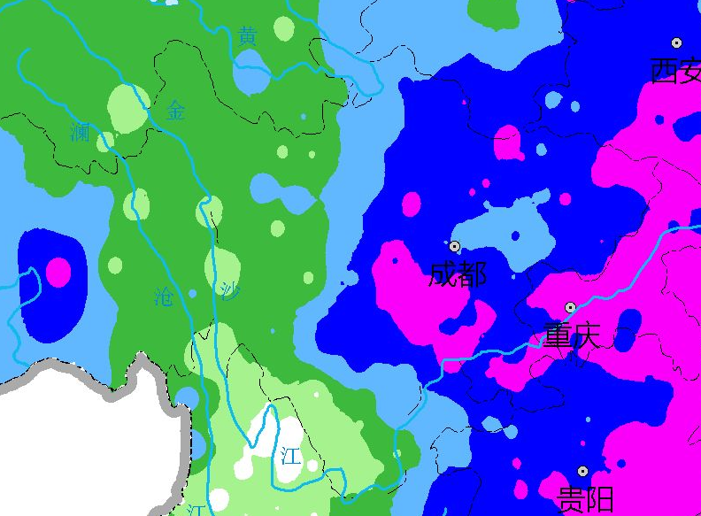 天气说 四川！新一轮大面积雨水来袭！小雨中雨有望落在四川下列区域
