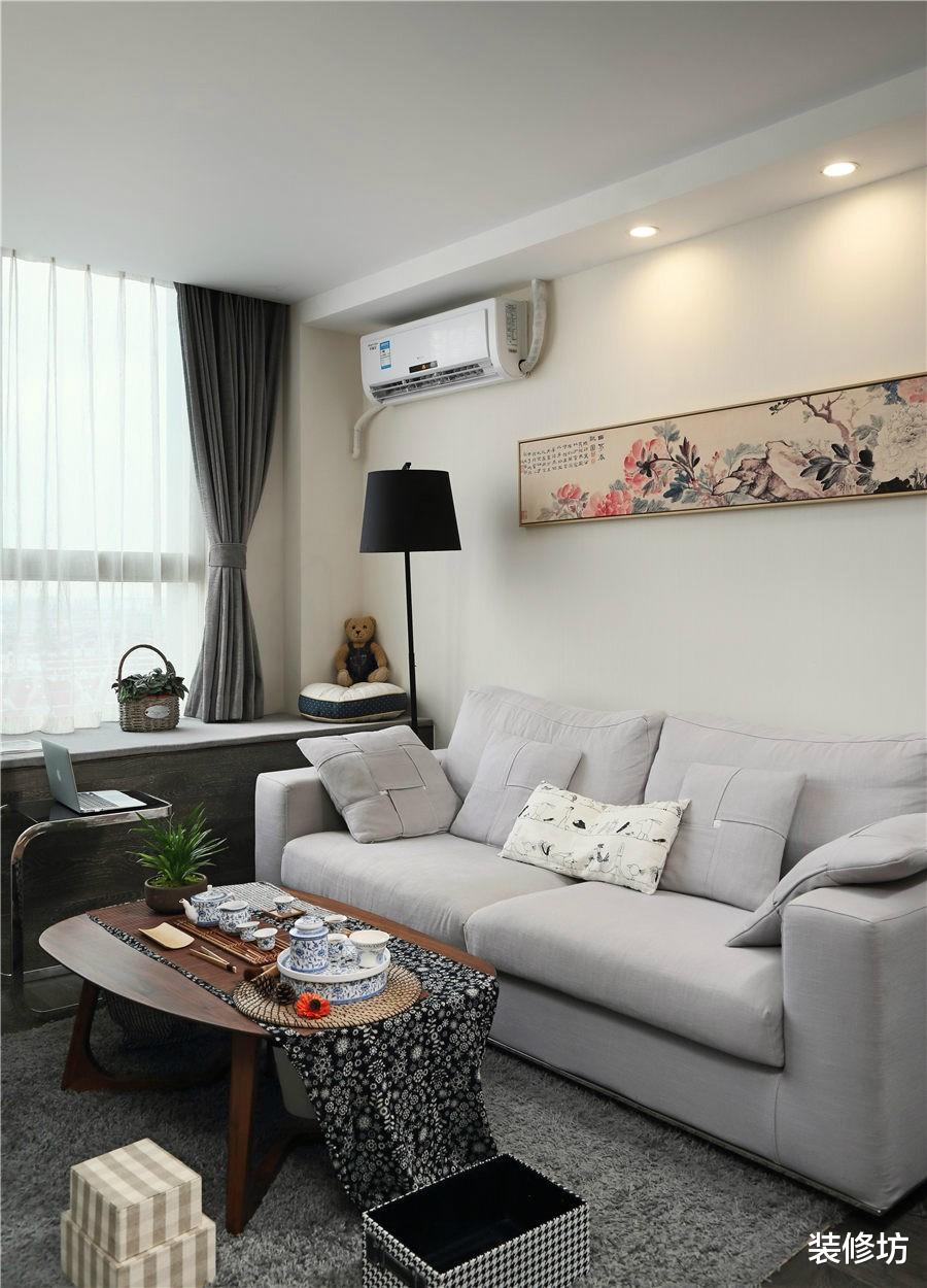 |55平小公寓的改造记，用黑白灰作为主色，刻画出更为立体的空间