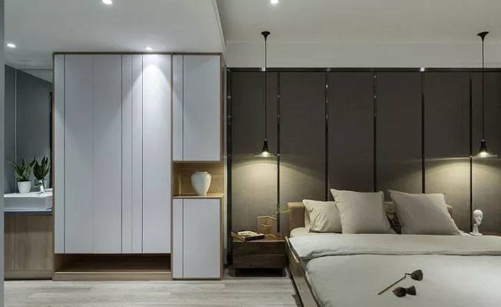 120㎡简约淡雅三居装修设计,真好看!