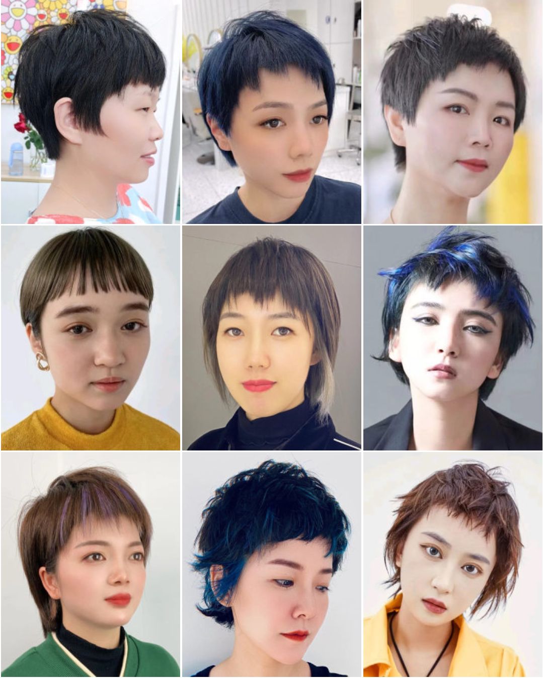 明星素颜 别剪过时发型了，新剪烫染100来款送给你，美不美自己看