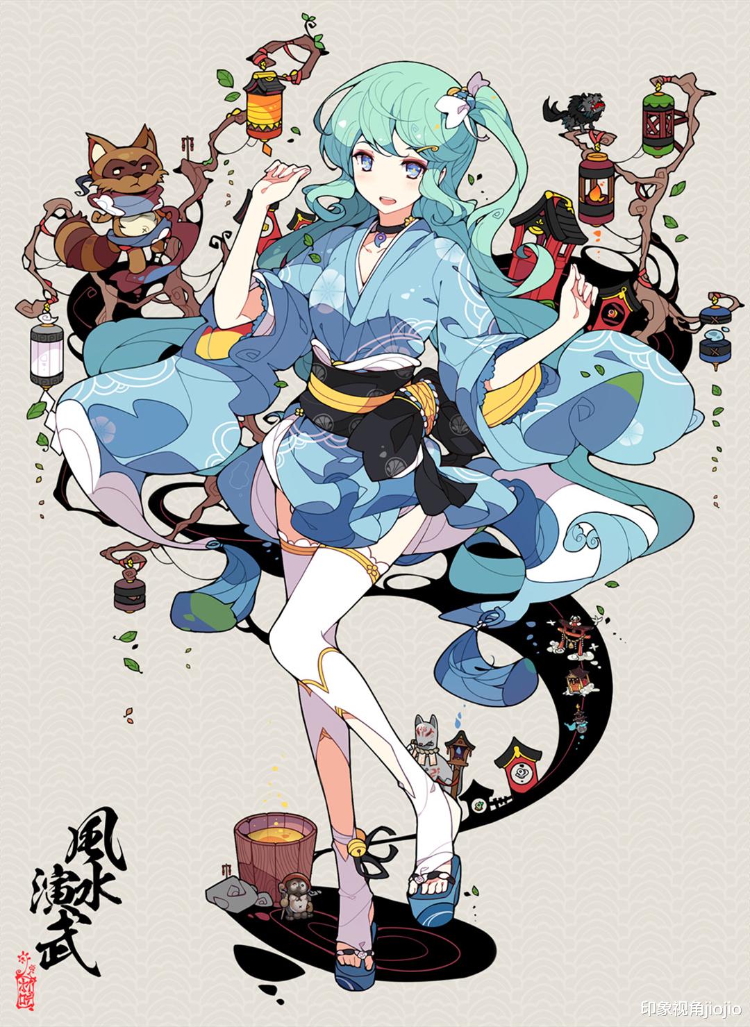 同人|可爱的同人美少女插画，赛璐璐与华丽的高级调和