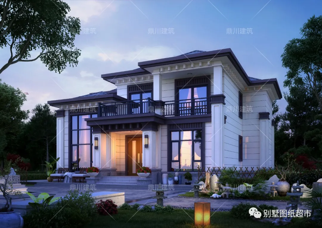 4款农村别墅，新中式风格，设计师推荐 ，这样建房流行一百年