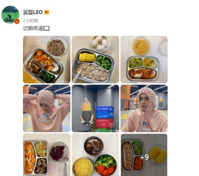 吴磊 吴磊减肥餐获高赞，看完瞬间觉得水煮蛋不香了，减肥餐还要看明星