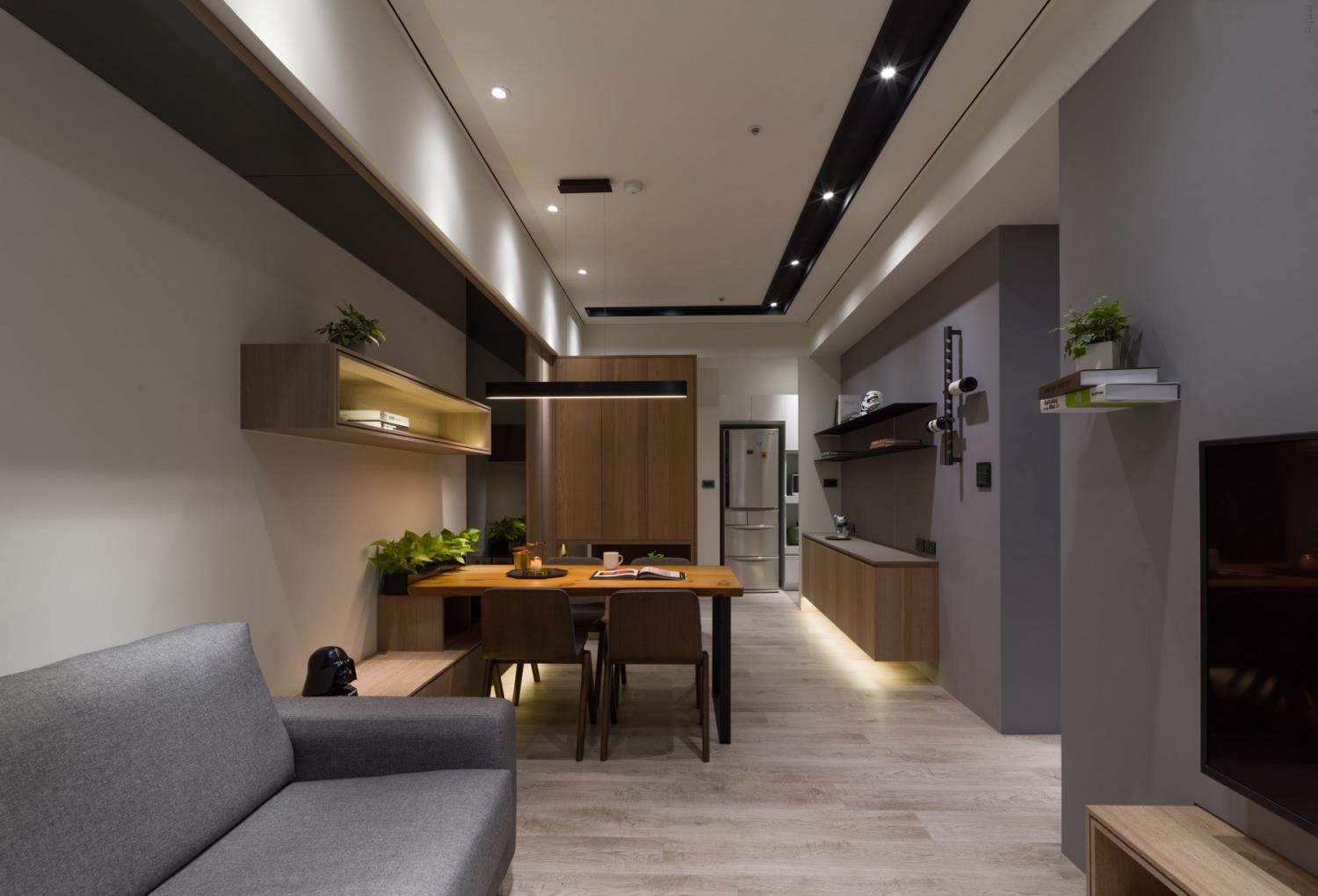 看了太多的小户型，唯这套，简约温馨还书香四溢！