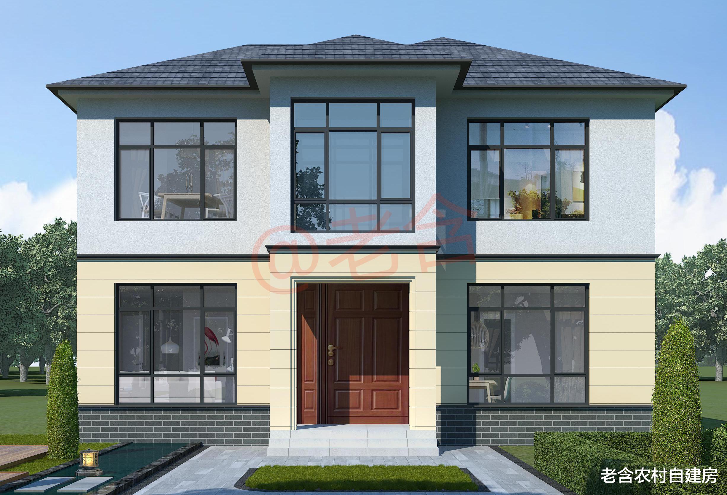 |5款风格不一的农村别墅设计图，建房设计适合农村的生活习惯！