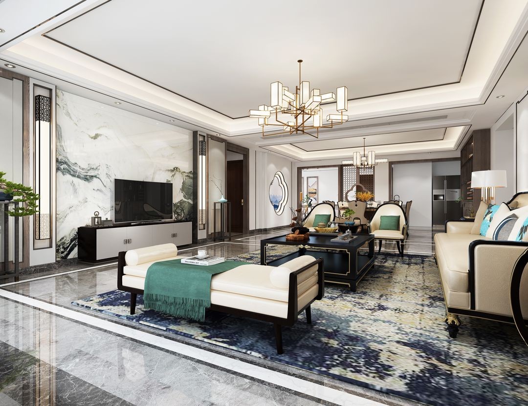 中西结合的大平层，舒适又宽敞，尽显高级和质感！