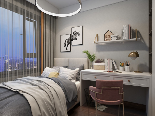 |115平现代风三居室豪华舒适又不乏亮点，生活本该如此缤纷