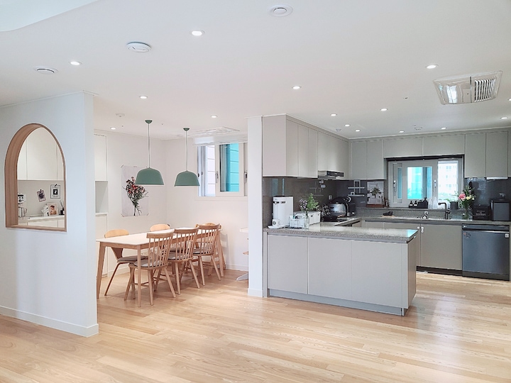 设计师Wu|韩国夫妻晒出四口之家,参观全屋后,我家的房子瞬间不香了!