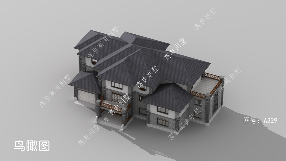 这款中式别墅设计，让人一眼就爱上，很是迷人。