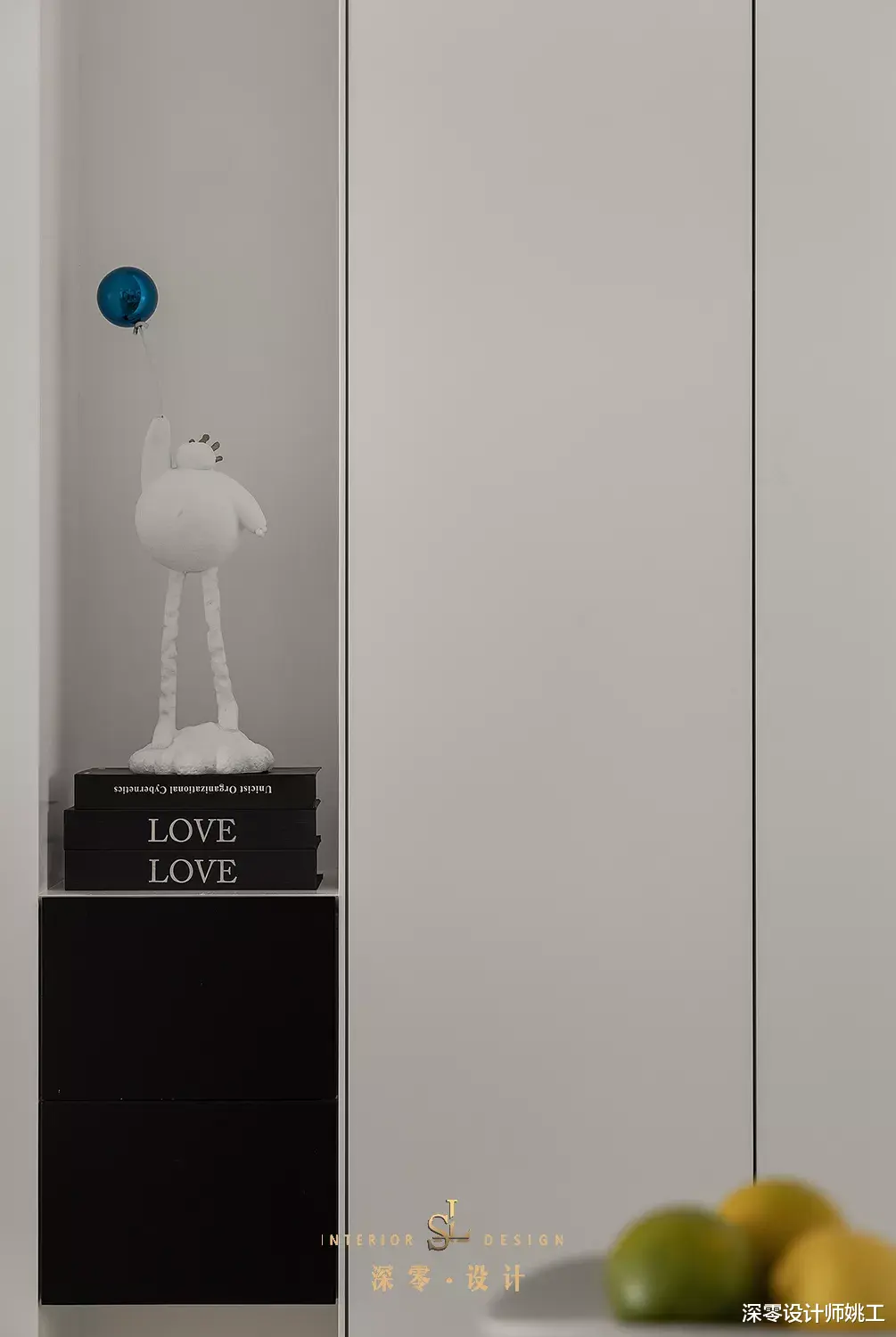 这是我见过最静谧的四居室,160㎡的蓝白灰,每一个空间都非常漂亮