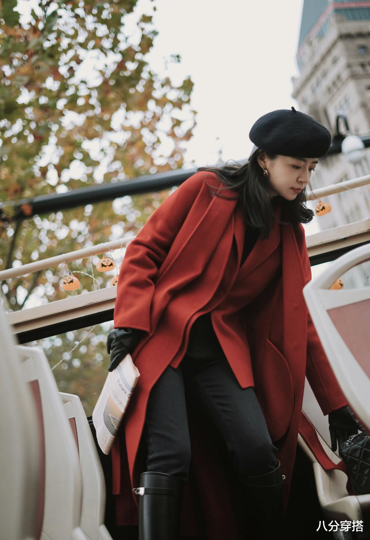 八分穿搭 降温后不要瞎打扮，瞧三木的“大衣”穿搭，入冬这么搭优雅又好看