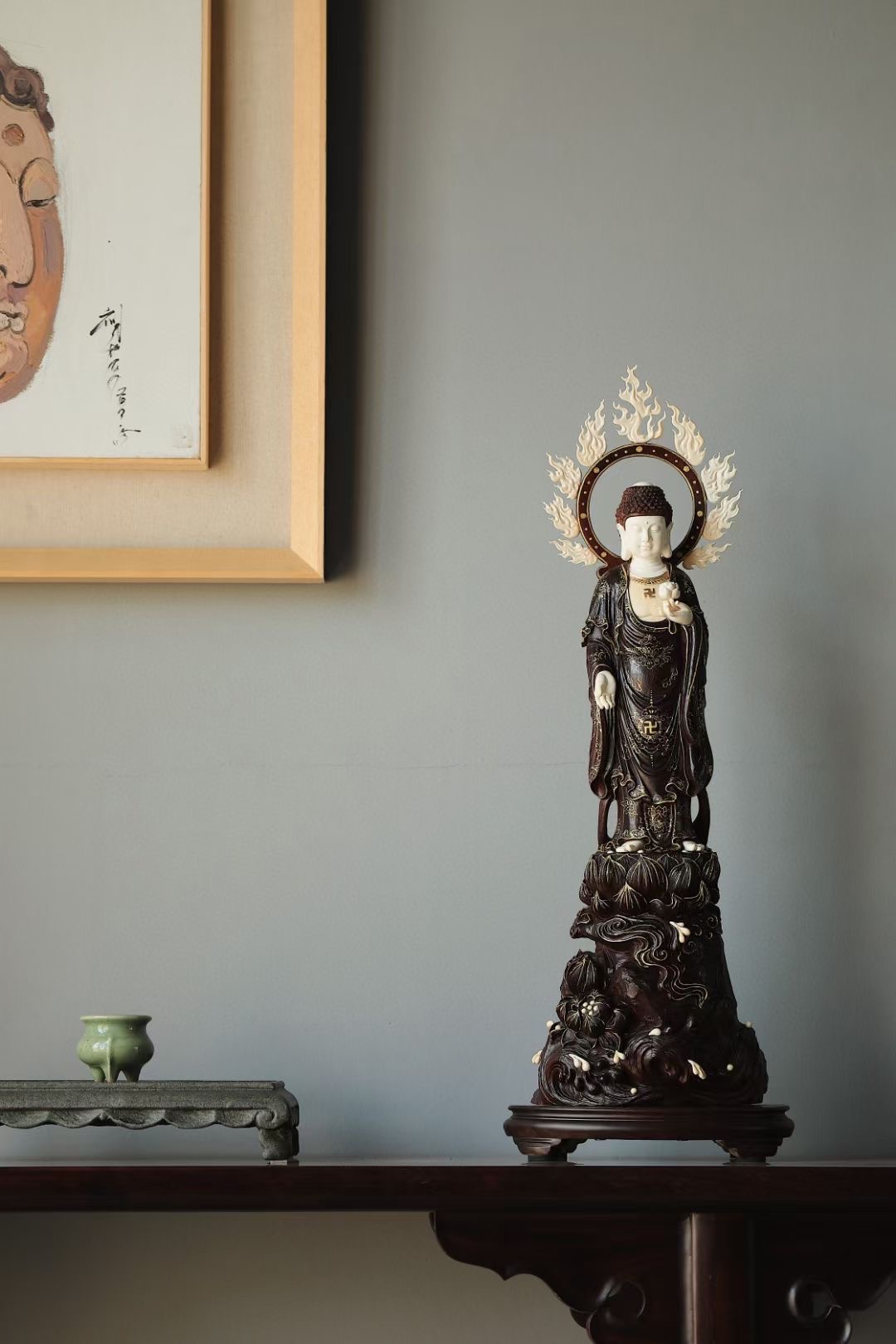 小叶紫檀|小叶紫檀×猛犸 | 阿弥陀佛