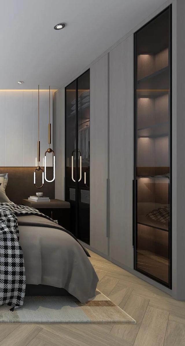 120㎡现代简约,高级灰+木质+大理石+金属,混搭出华丽档次