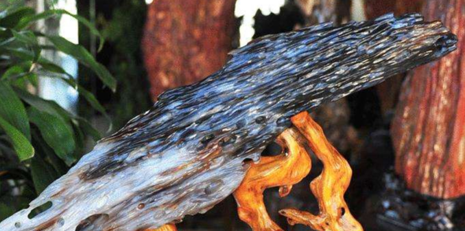 冰种翡翠|2.5亿年前的枯木，如今形似冰种翡翠，最终下落何方？