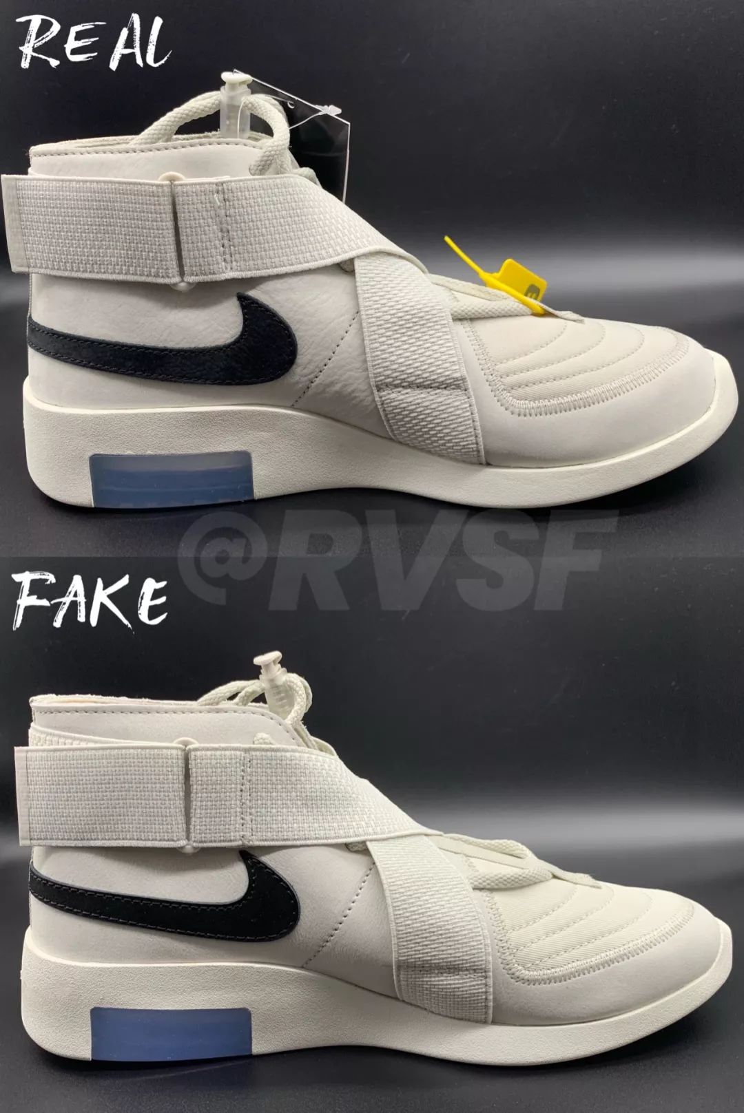 难舍离断|发售两年后看fog180与现在的清仓fake有什么差距 实拍对比测评告诉你鉴定点