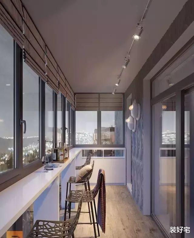 丢掉阳台推拉门之后,客厅瞬间就变得好高级!后悔没早知道