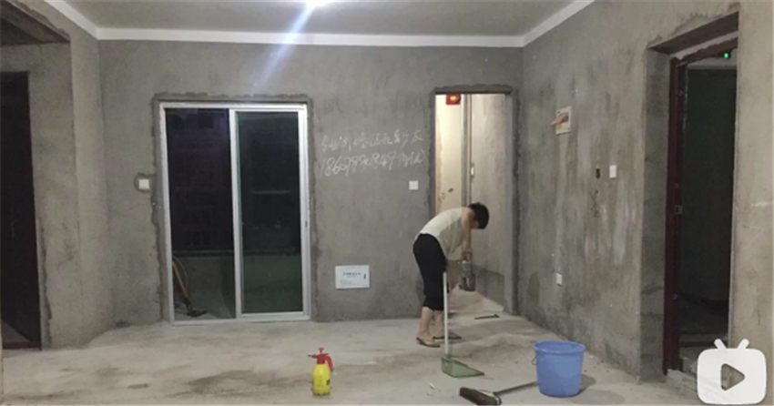 毛坯房|姑娘为省钱不请工人，自己把97㎡毛坯房装成这样！网友：是个狠人