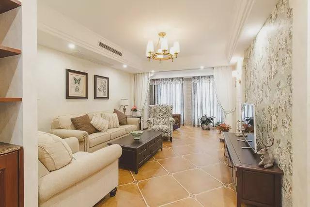 太漂亮了!140平三房美式风,邻居说多花10万,效果还不如我家!