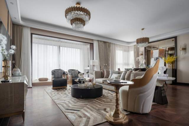 168平轻奢风三居室,让艺术在空间中发酵